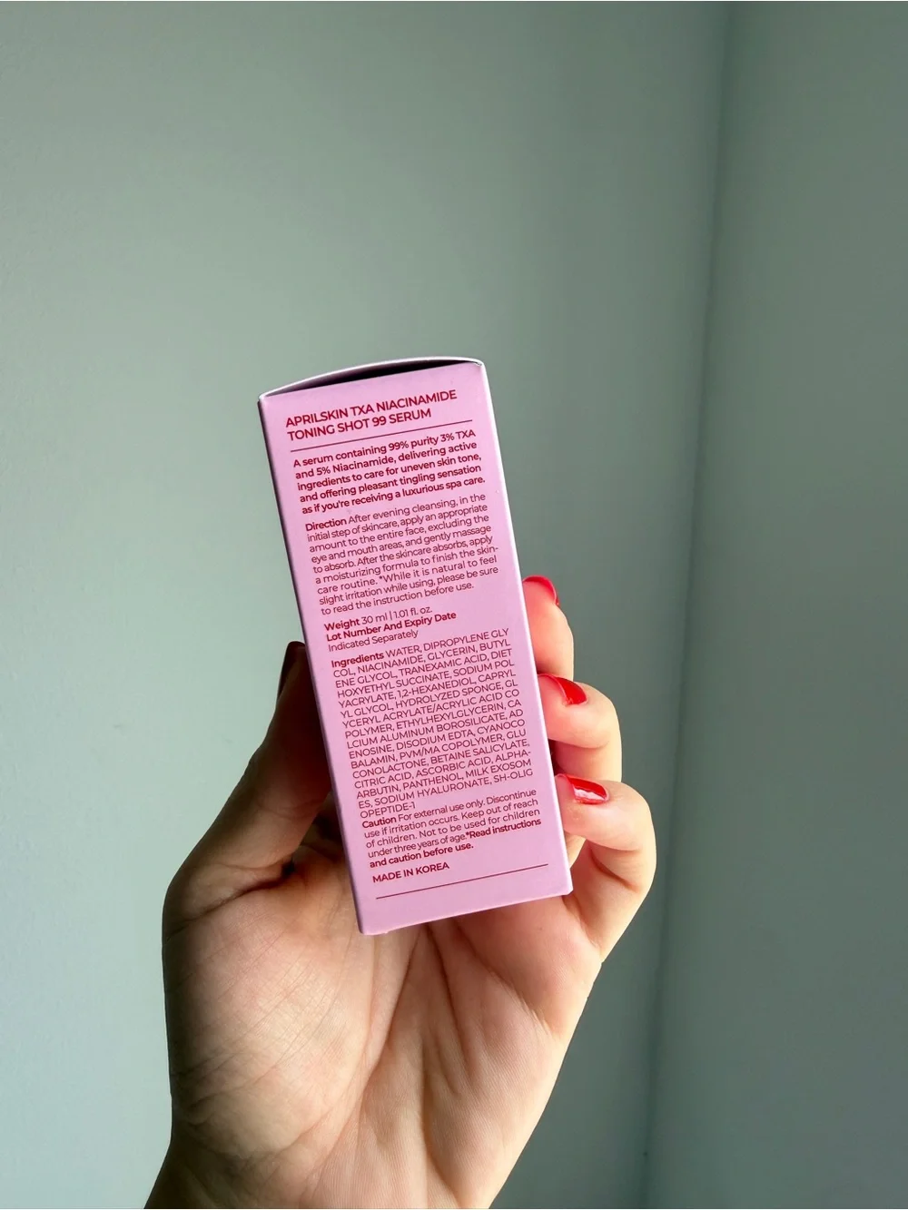 April Skin Niacinamide Toning Shot